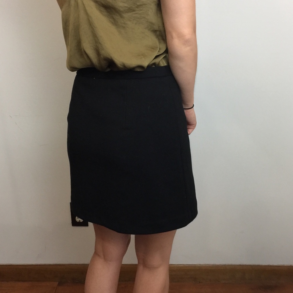 Vivienne Tam Blue Black Mod Print Mini Retro Skirt - Picture 3 of 8